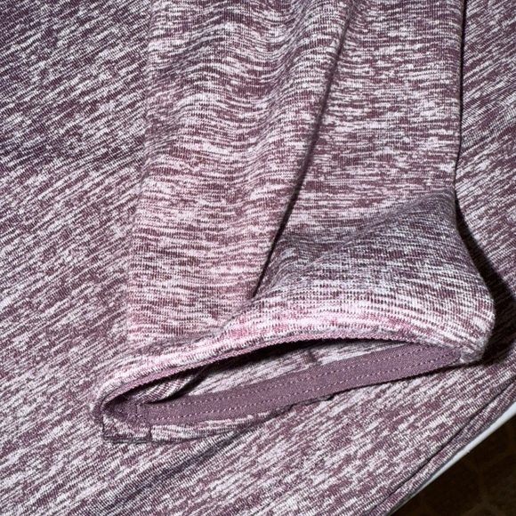 Nike Shirt Womens Medium Purple Dri Fit Logo Performance Running Hooded Hoodie - Picture 5 of 9